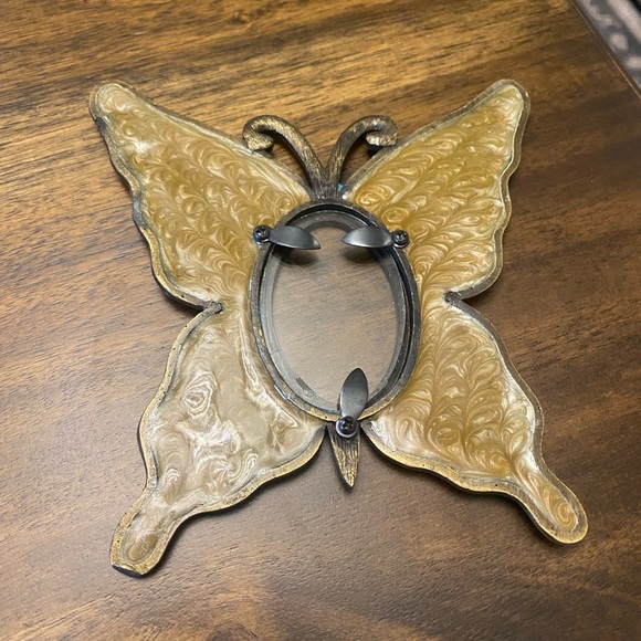 Pastel Butterfly Picture Frame with Vibrant Accents - Picture 2 of 5